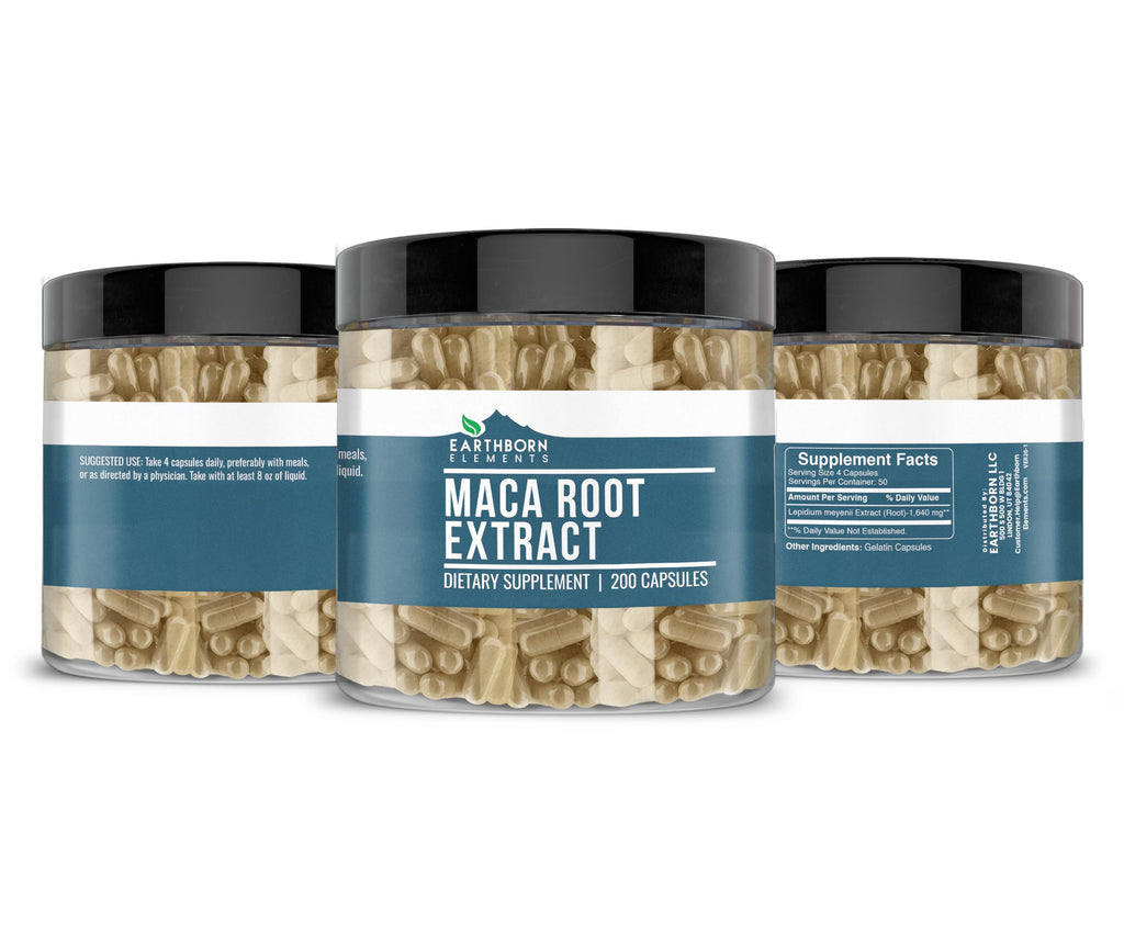 Earthborn Elements Maca Root Extract - 200 Capsules - image 4