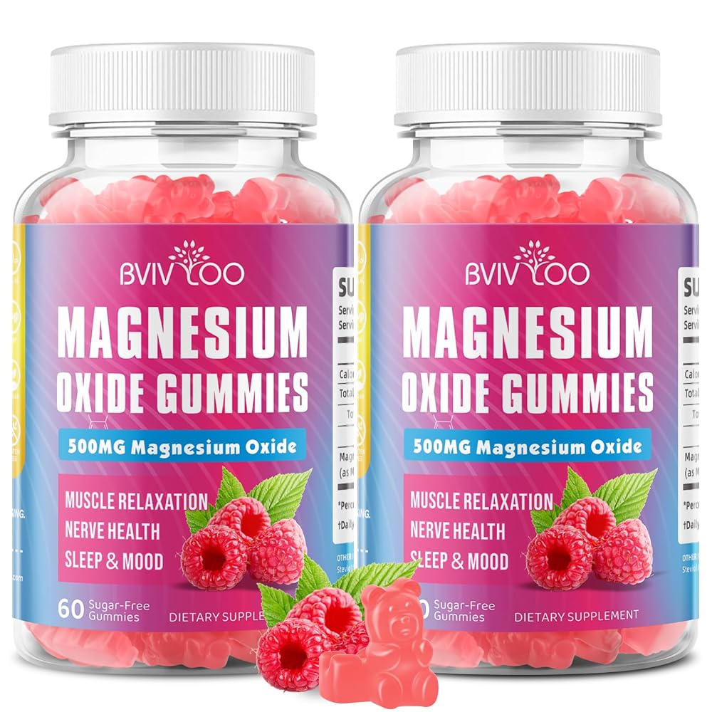 BVIVLOO Magnesium Oxide 400mg Gummies