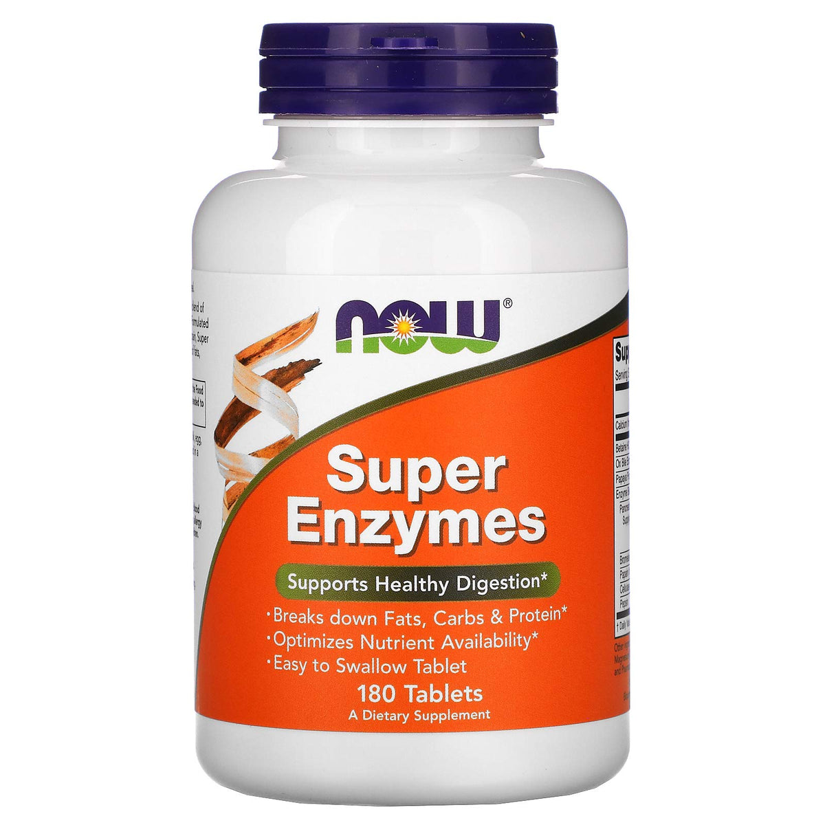 NOW Foods Super Enzymes Digestive Support - 360 Tablets - image 2