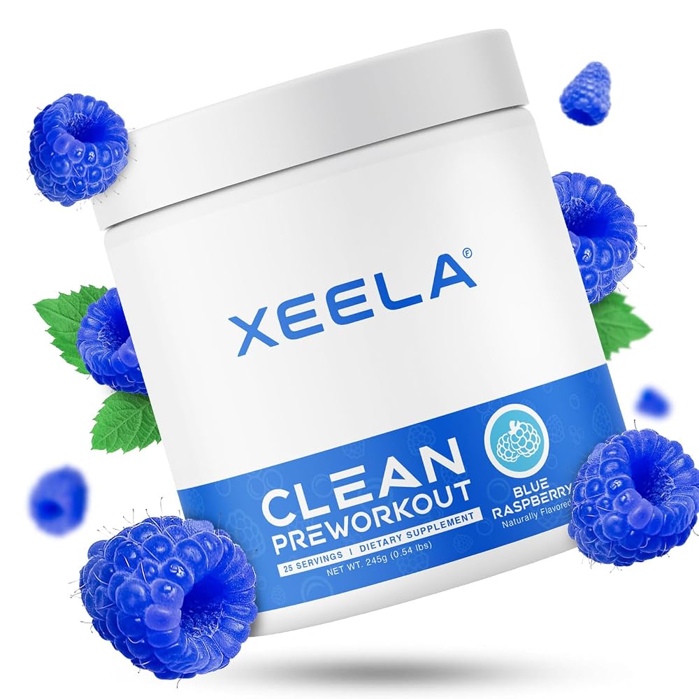 XEELA Pre Workout Powder - Clean & Tested - Jitter Free