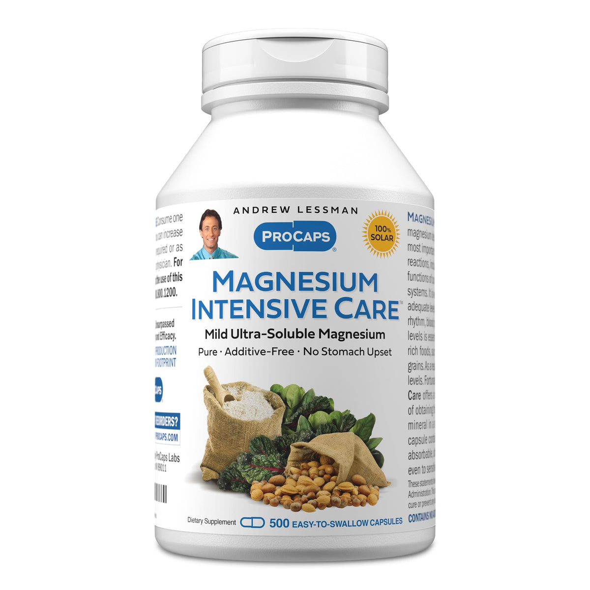 ANDREW LESSMAN Magnesium Intensive Care Capsules - 200mg Mild