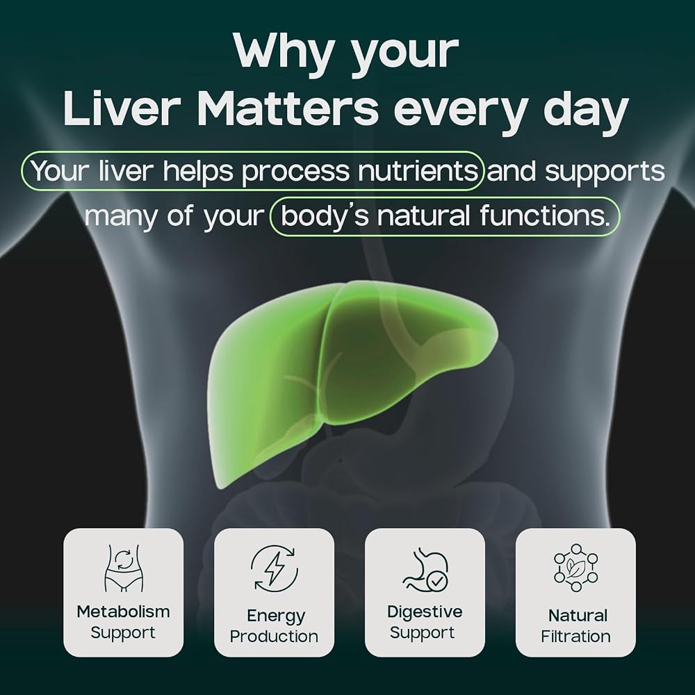 LIVERITE Liver Aid Supplement for Daily Liver Support - 240 Tablets - image 5