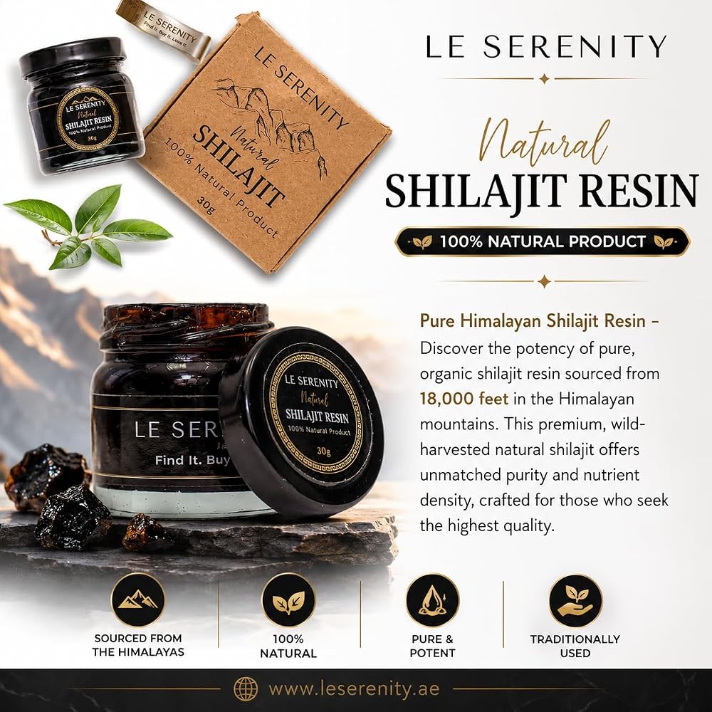 LESERENITY Pure Shilajit Resin – Himalayan Shilajit - 30g - image 3