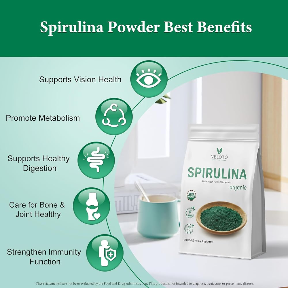 VELOTO Spirulina Powder