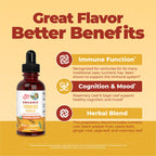 MARYRUTH'S Organic Turmeric Gold Herbal Liquid Drops - 1 oz - image 4