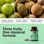 Daily All Day Triphala Tablets 1:2:3 Ratio for Digestion - 120 Tablets - image 2