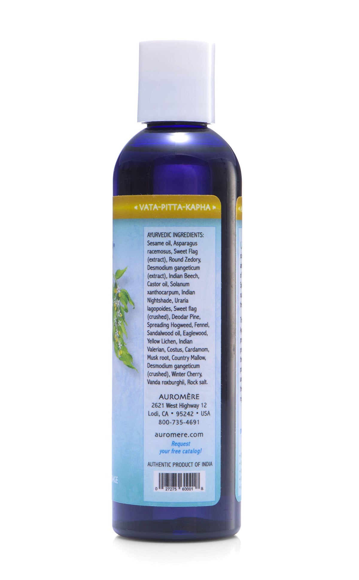 Auromere Ayurvedic Massage Oil with 25 Herbal Extracts - 4 fl oz - image 3