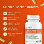 INVITA L-Methylfolate 15mg + B Complex Capsules - 60 Count - image 5