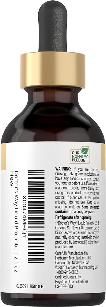 Doctor's Way Liquid Probiotic for Women and Men - 2 fl oz - image 3