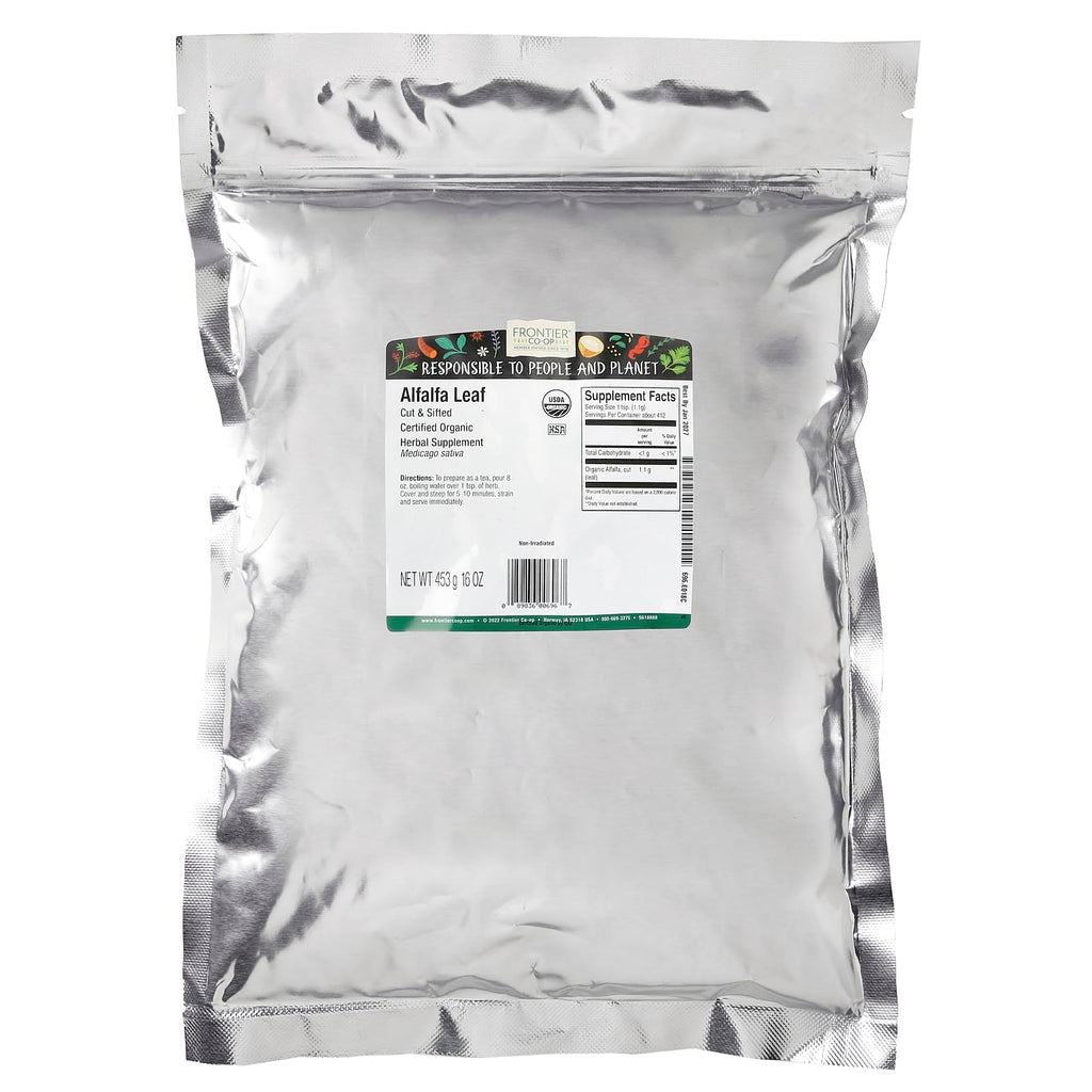 Frontier Co-op Organic Alfalfa Leaf Herbal Tea - 16 Ounce - image 2