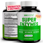 GoBiotix Digestive Enzymes with Prebiotics and Probiotics - 60 Capsules