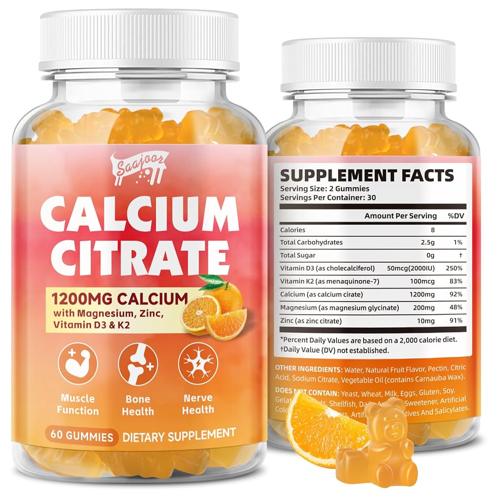 Saajoor Calcium Citrate Gummies