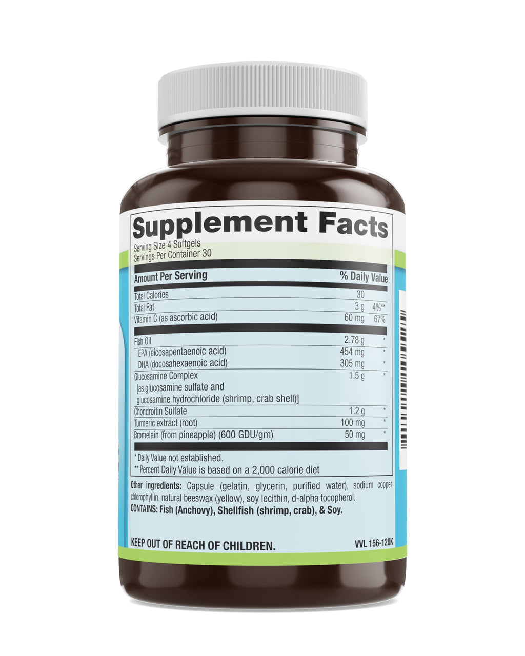Livamed Joint Support Supplement Glucosamine Chondroitin MSM - 120 Softgels - image 6