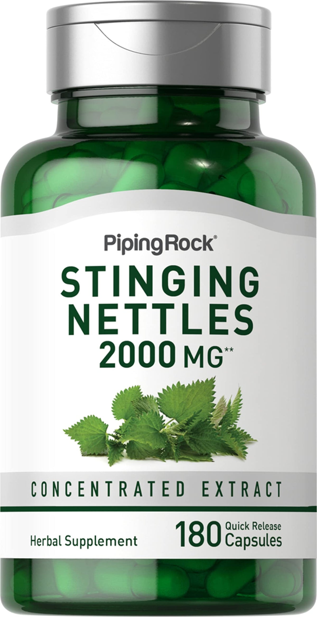 Piping Rock Stinging Nettles Supplement - 180 Capsules