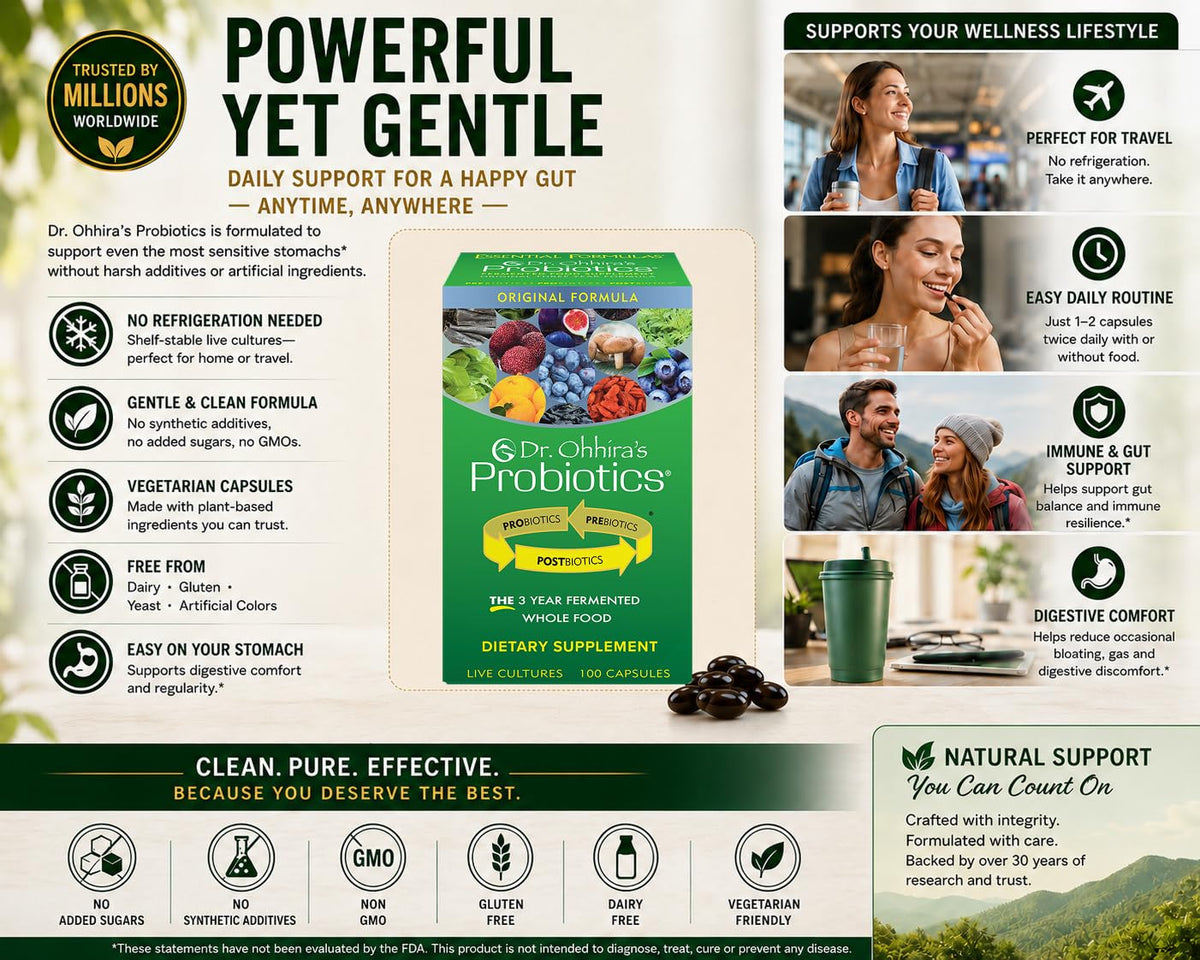 Dr. Ohhira's Probiotics Original Formula - 110 Vegetarian Capsules - image 5