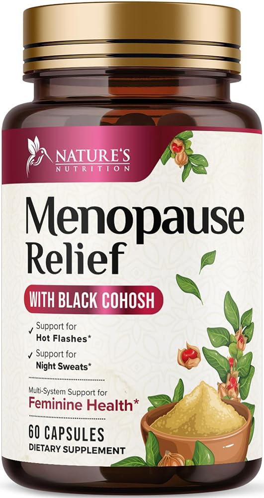 Nature's Nutrition Menopause Supplement with Dong Quai & Black Cohosh
