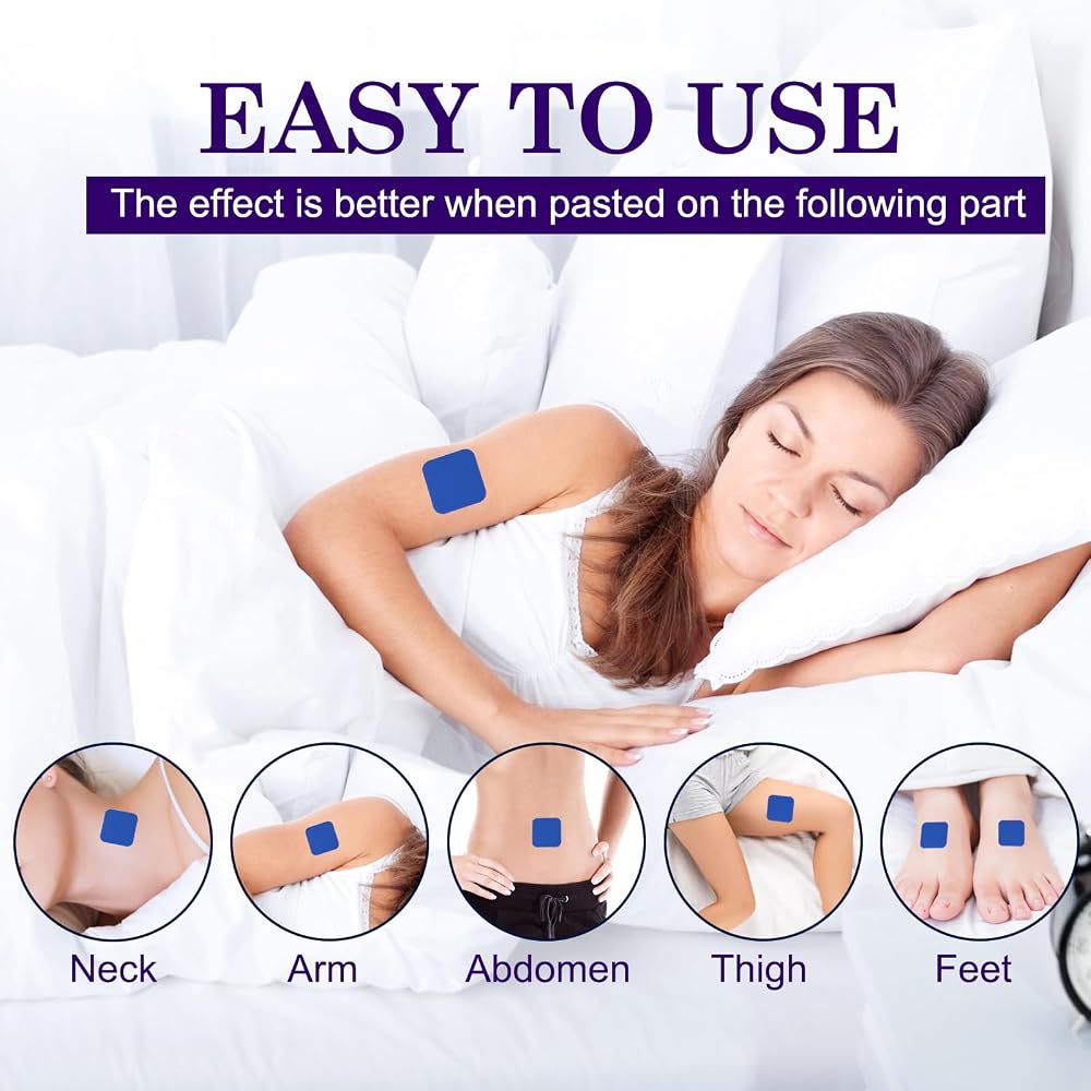 JUDEWY Adult Sleep Patches with Melatonin - 60 Count - image 3