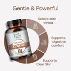 Just Jaivik Organic Licorice Root 750mg - 90 Tablets - image 5
