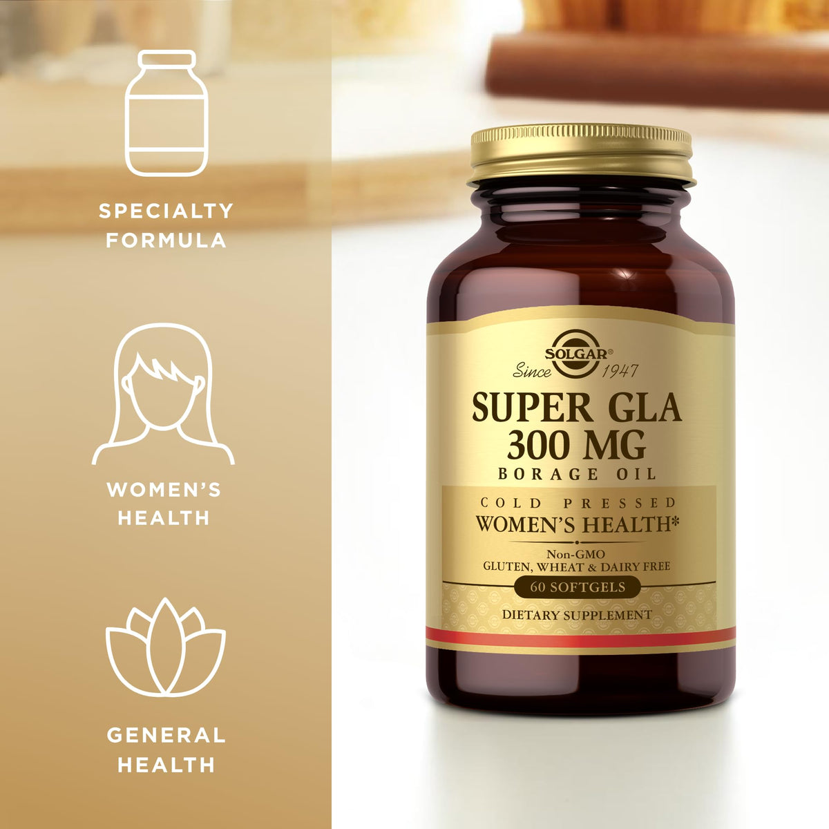 Solgar Super GLA 300mg - 60 Softgels - image 4