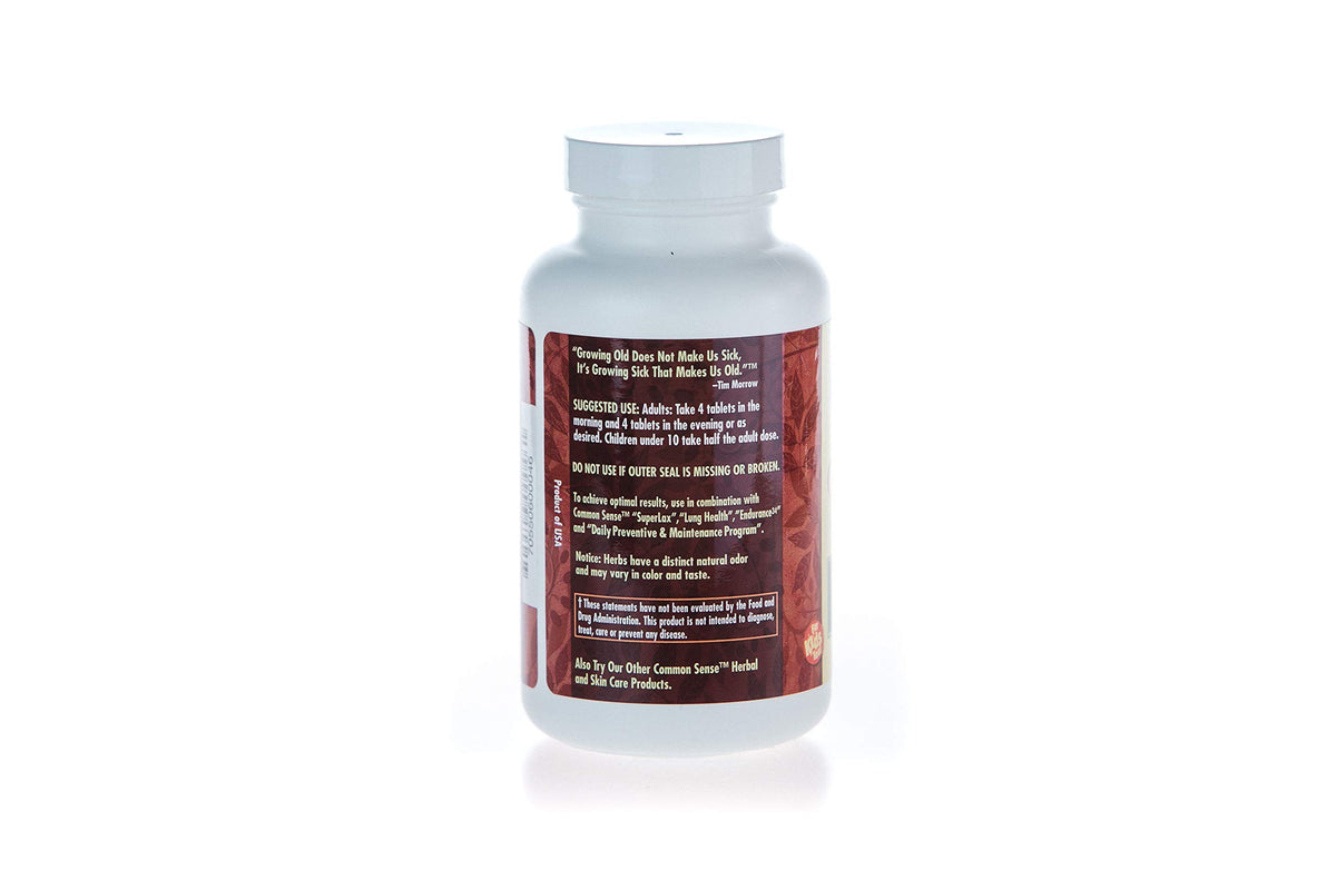 Common Sense Herbal Products Cardio Help Circulatory Support - 120 Tablets - image 3