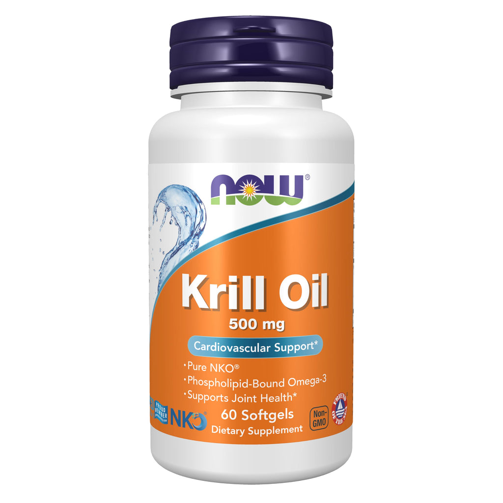 Now Supplements, Krill Oil 500 mg, Phospholipid-Bound Omega-3