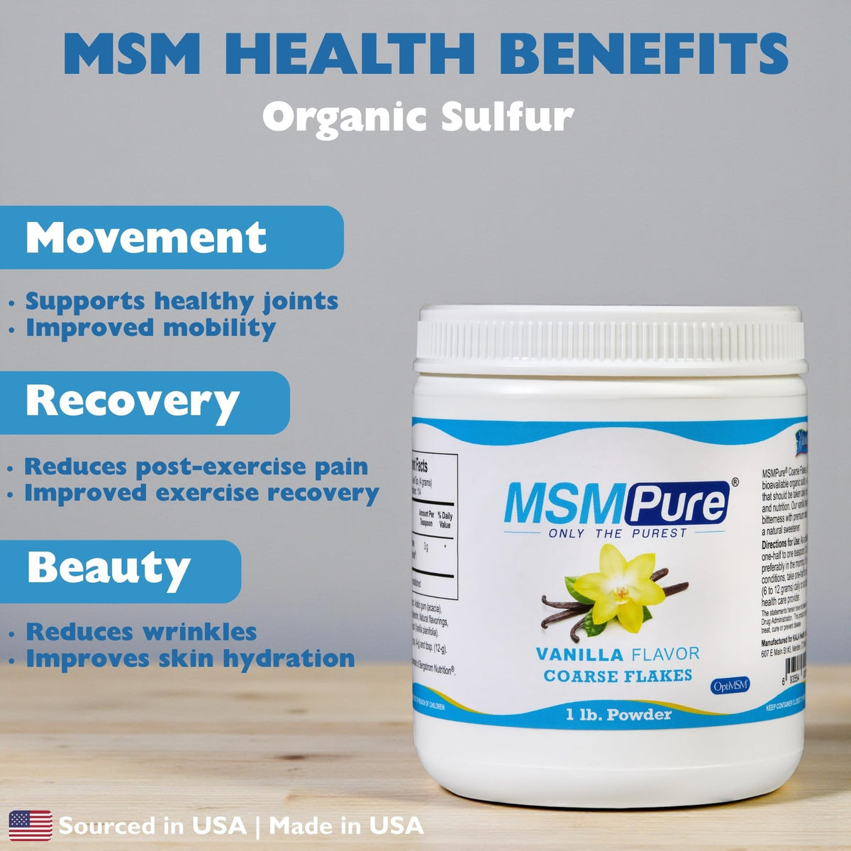 KALA HEALTH MSMPure Coarse Flakes