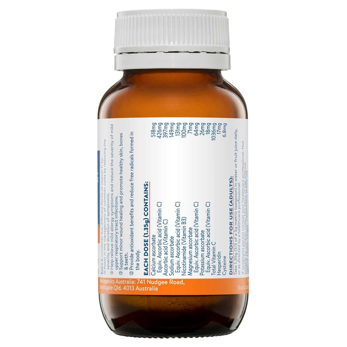 Ethical Nutrients Extra C 1000mg Vitamin C - 60 Tablets - image 2