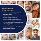 OMEGOR Omega 3 Fish Oil 1200mg Ultra - 60 Softgels - image 5