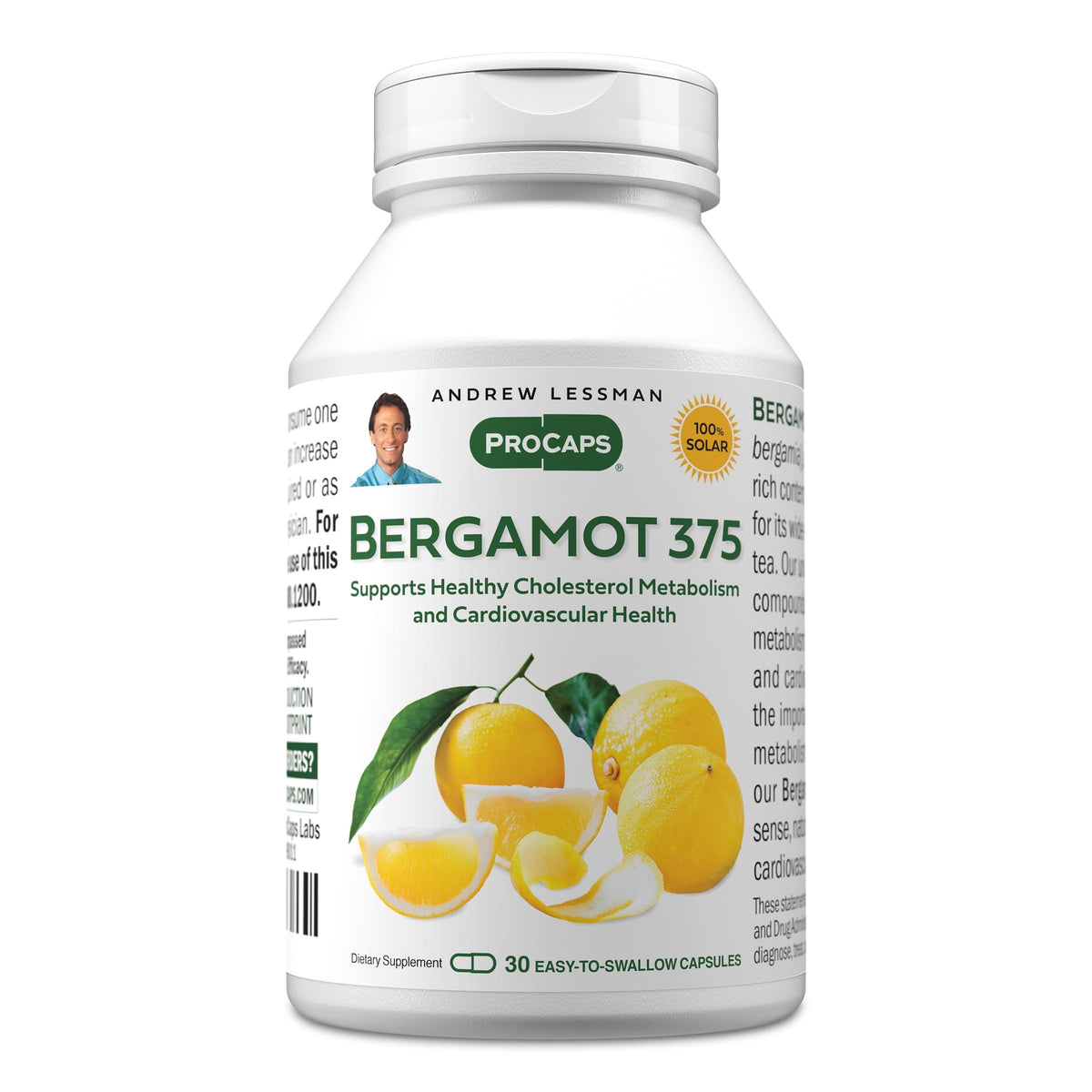 ANDREW LESSMAN Bergamot 375 - Capsules - High Potency