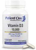 Patient One Vitamin D3 Cholecalciferol 10,000 IU - 120 Capsules
