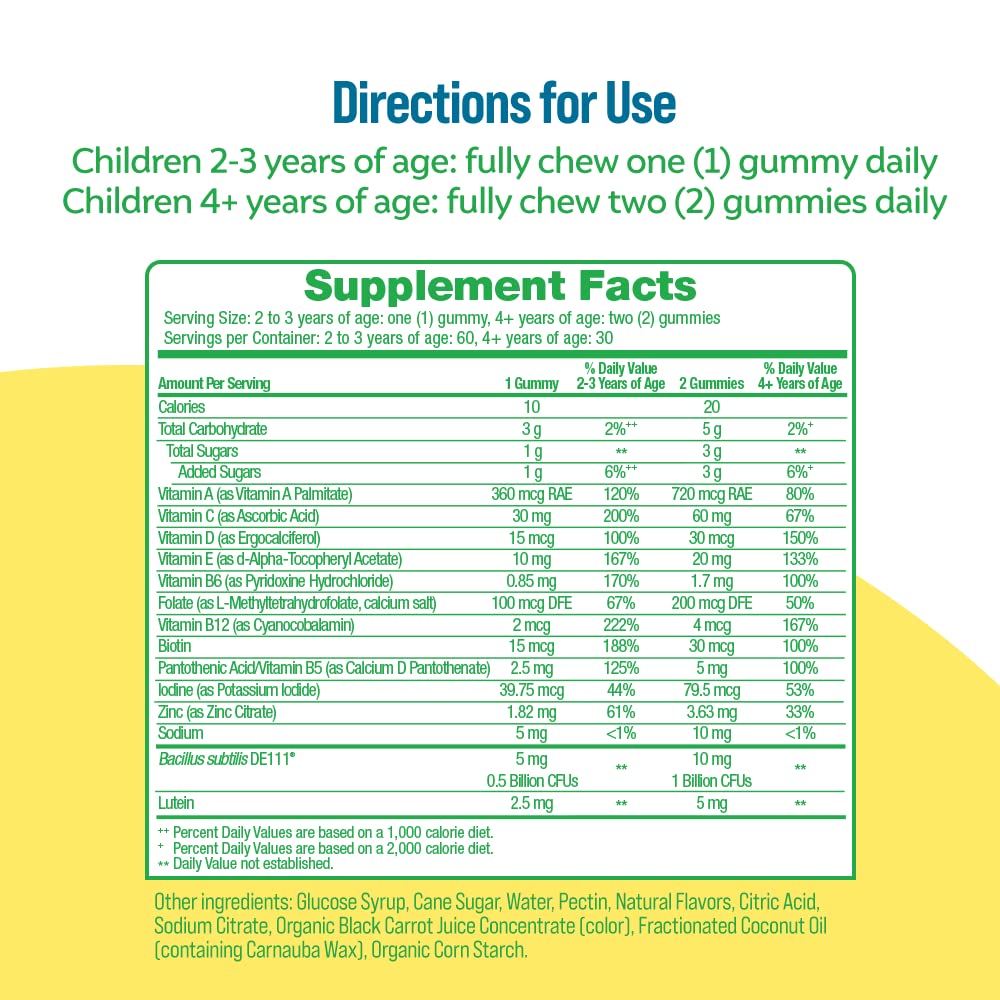Culturelle Kids Multivitamin + Probiotic Gummies - 60 Count - image 3
