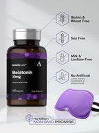 Horbäach Berkshire Labs Melatonin 10mg - 140 Capsules - image 5