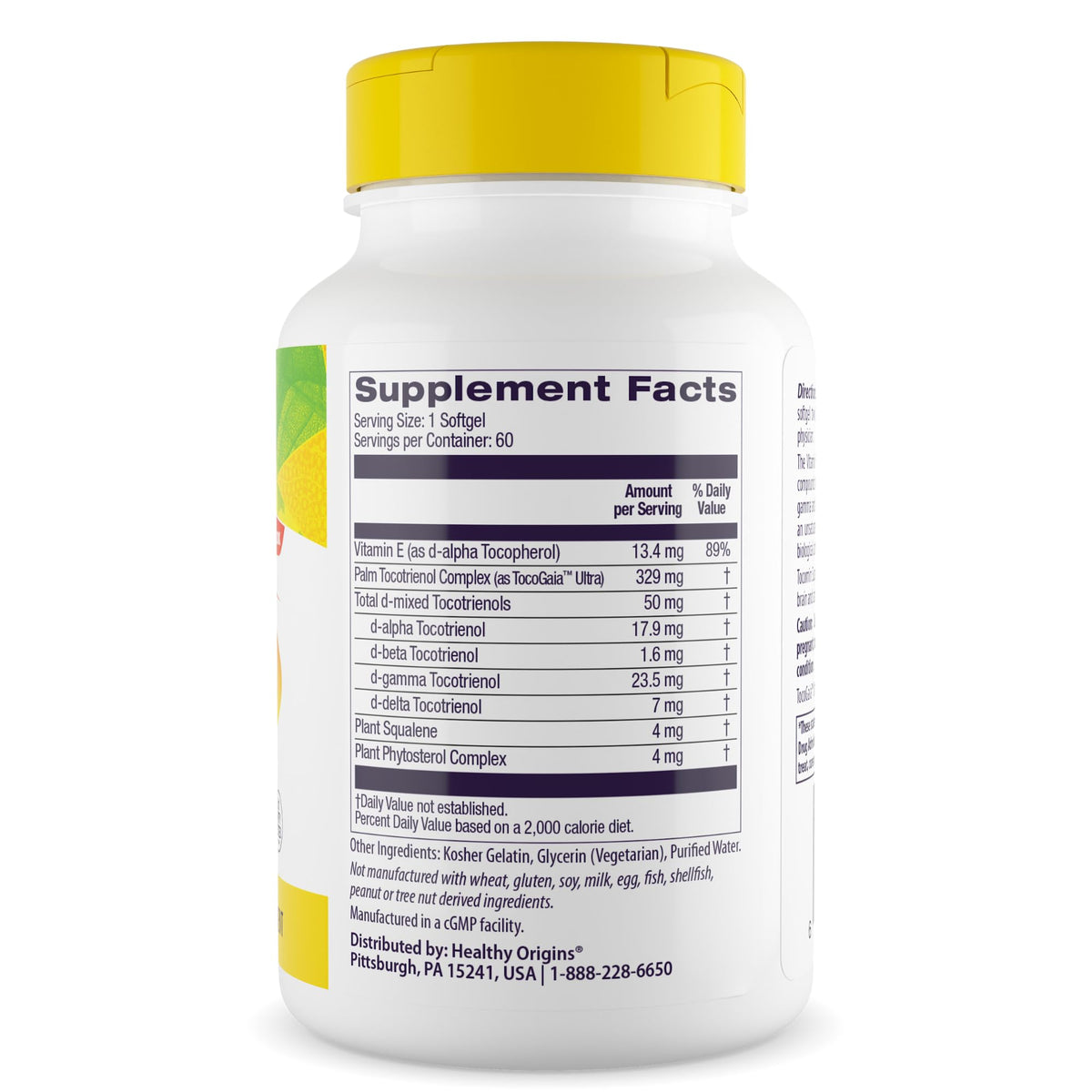 Healthy Origins Tocomin Supra Bio Tocotrienols Gels