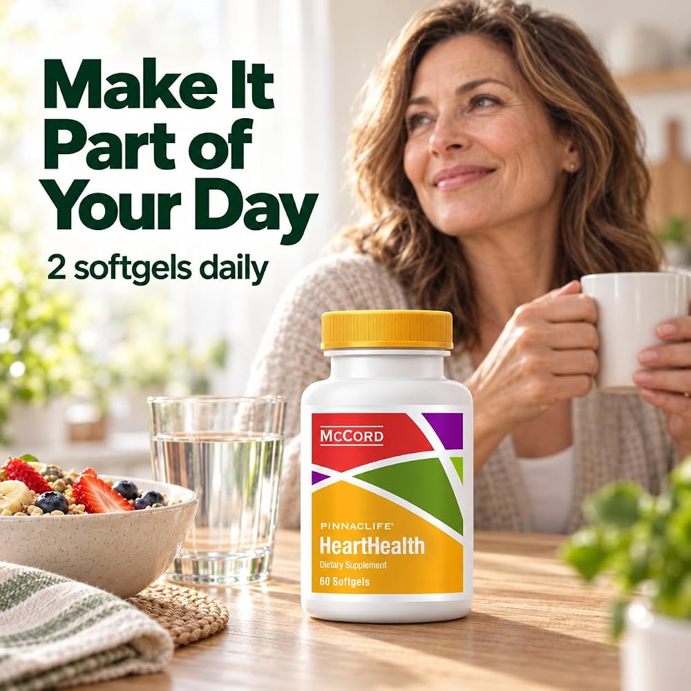 Pinnaclife McCord HeartHealth Omega-3 Fish Oil with Lemon - 60 Softgels - image 7
