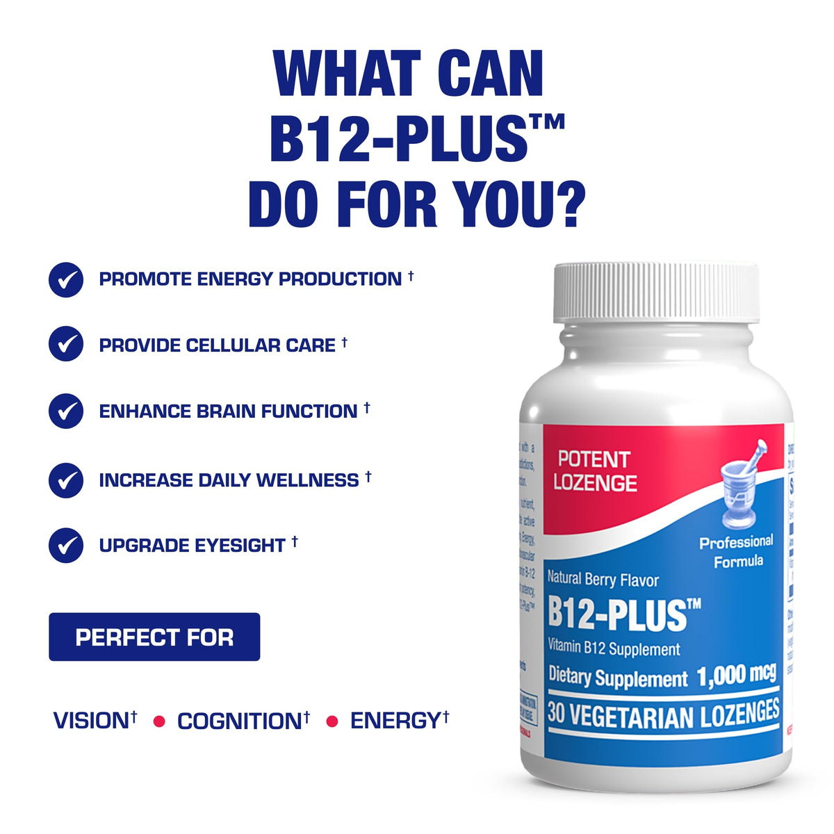 Anabolic Laboratories Vitamin B12 Methylcobalamin 1000 mcg - 30 Lozenges - image 5
