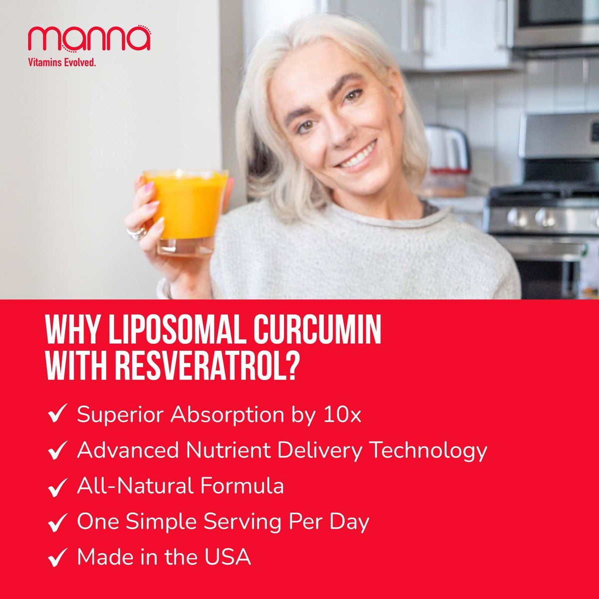Manna Vitamins Evolved Curcumin with Resveratrol Liquid - 7.1 Fl Oz - image 5