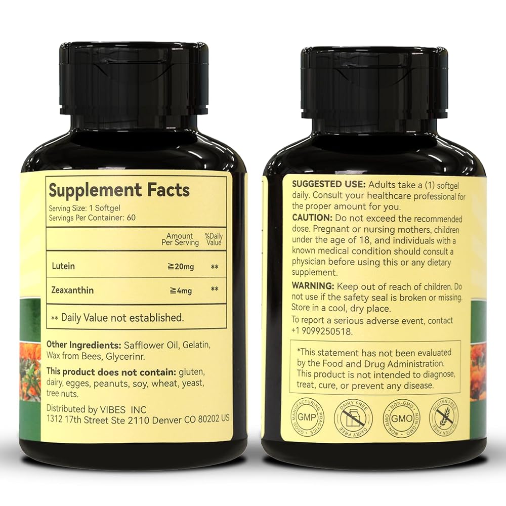 EAZGOO Lutein Supplements for Eyes