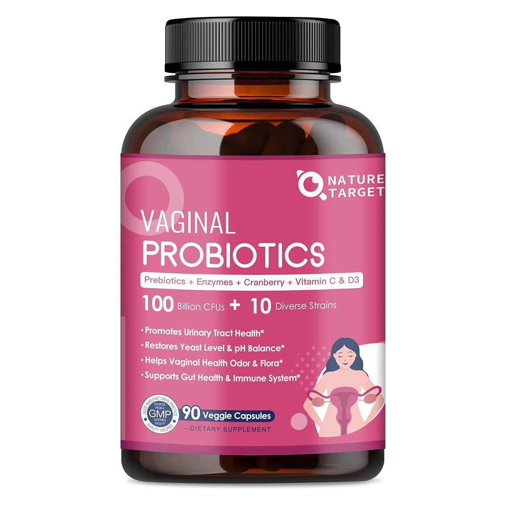 NATURE TARGET Women's Probiotics 100 Billion CFUs - 90 Capsules