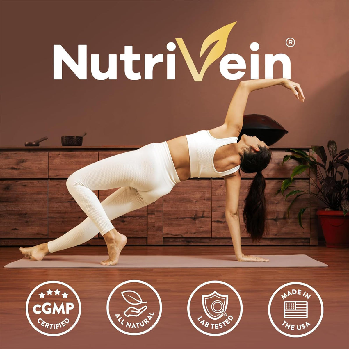 Nutrivein Premium Nootropic Mushroom Supplement 2600 mg - 120 Capsules - image 7
