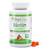 BariSlim Biotin 5000 mcg Gummies for Hair, Skin & Nails - 90 Gummies