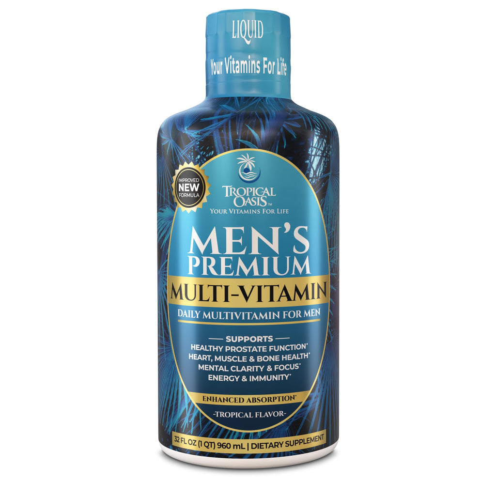 Tropical Oasis Liquid Multivitamin for Men - 32 Fl Oz