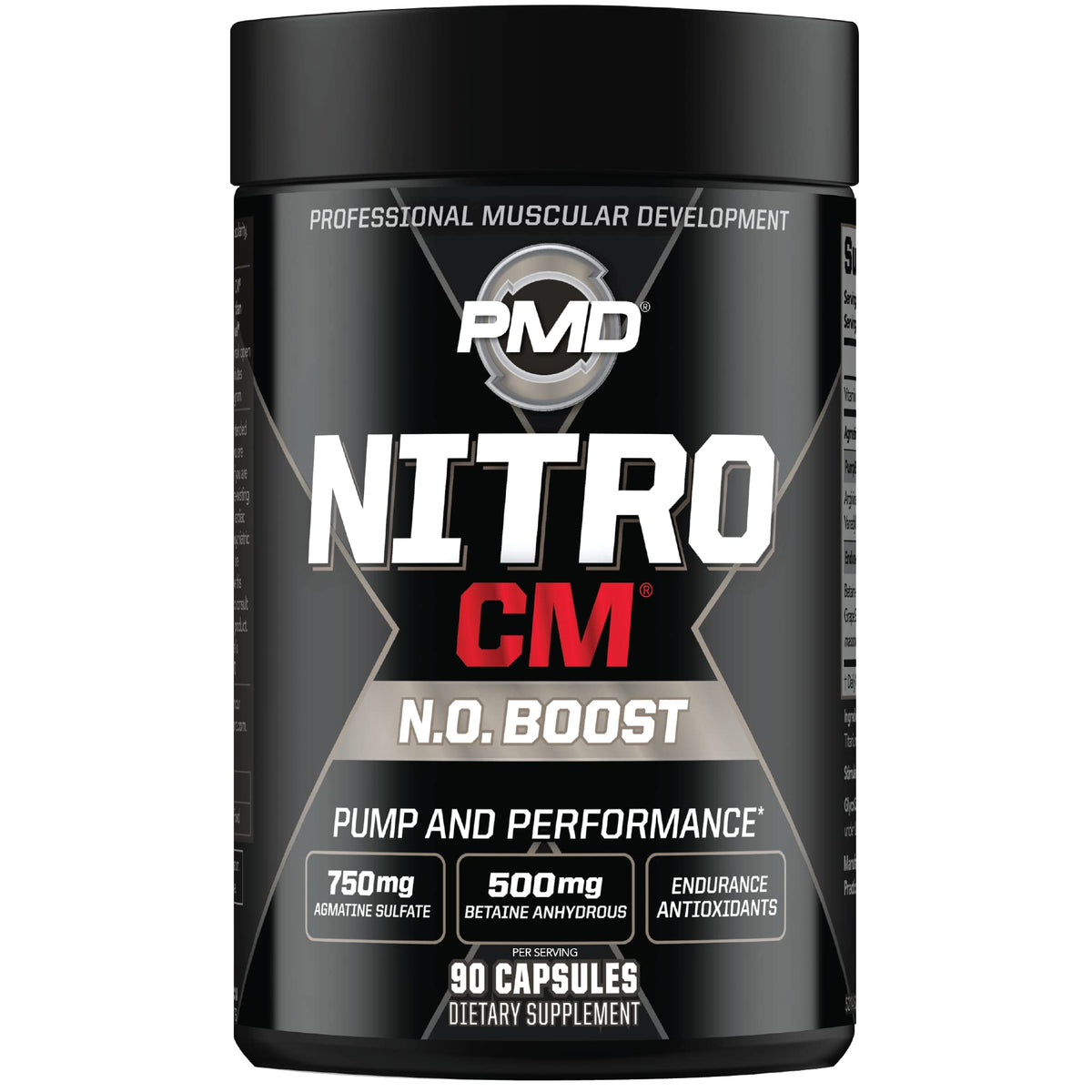 PMD Sports Nitro CM Nitric Oxide Booster with Agmatine - 90 Capsules