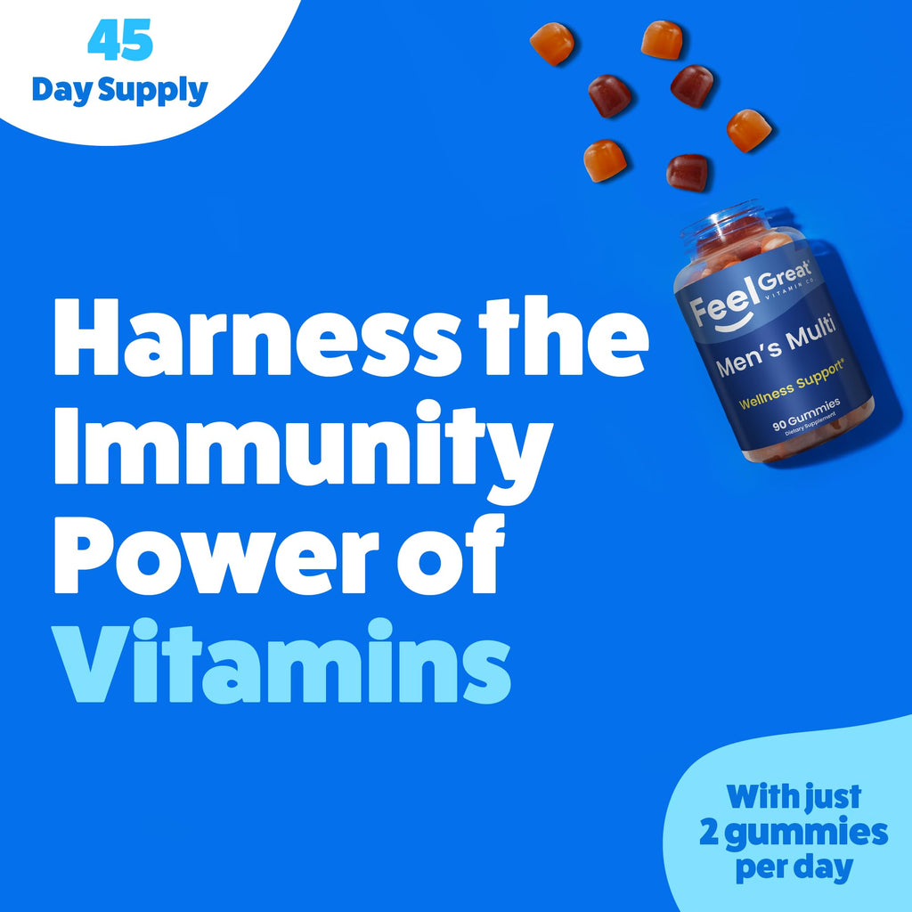 The Feel Great Vitamin Company Men's Multivitamin Gummies - 90 Gummies - image 3