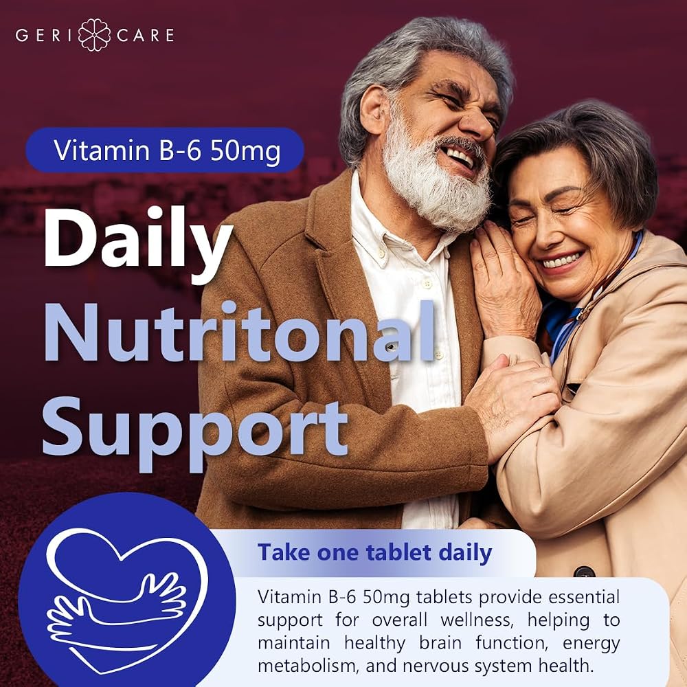 GeriCare Vitamin B Daily Nutritional Support for Healthy Brain