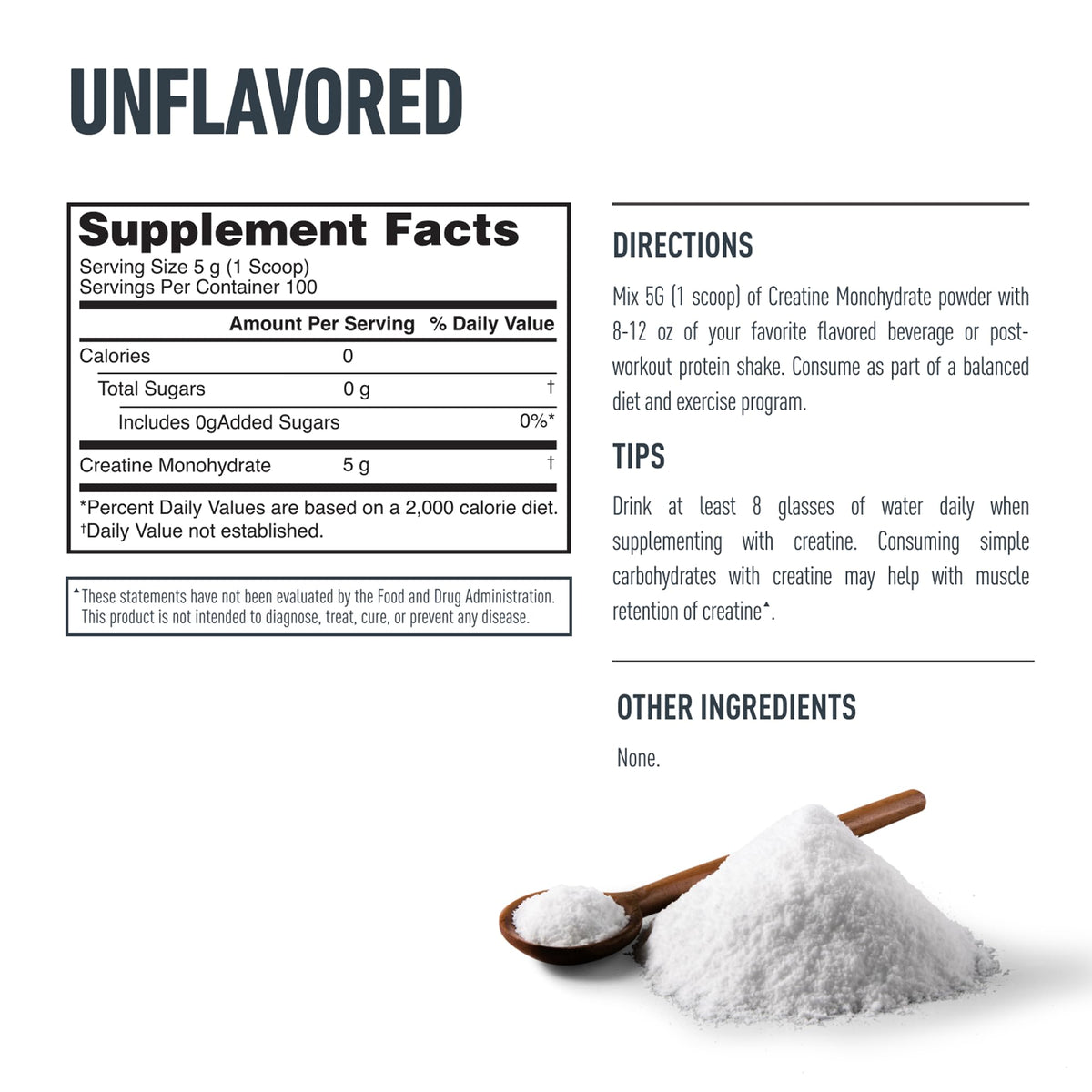 Isopure 100% Pure Creatine Monohydrate Powder - 100 Servings - image 9
