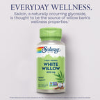 SOLARAY White Willow Bark 400 mg - 100 Vegetarian Capsules - image 3