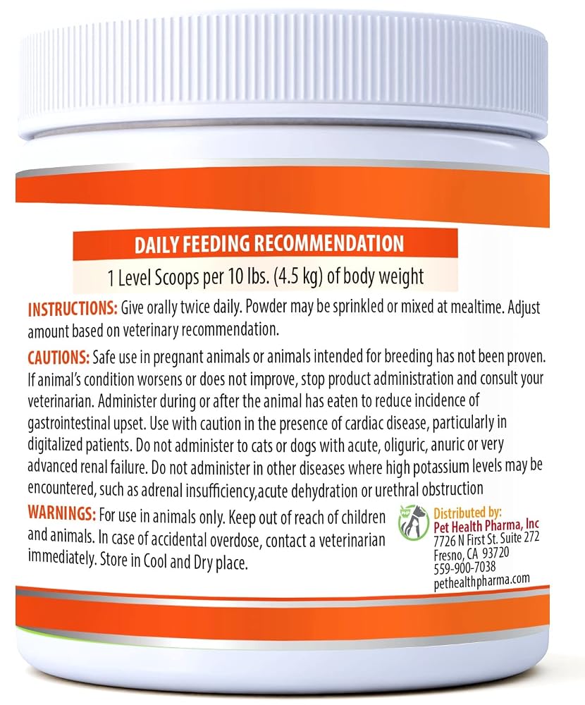 Pet Health Pharma RenaCare K Potassium Supplement Powder for Dogs & Cats - 4 oz - image 6