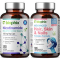 Biophix B-3 Nicotinamide 500 mg Vegetarian Capsules - 180 Count
