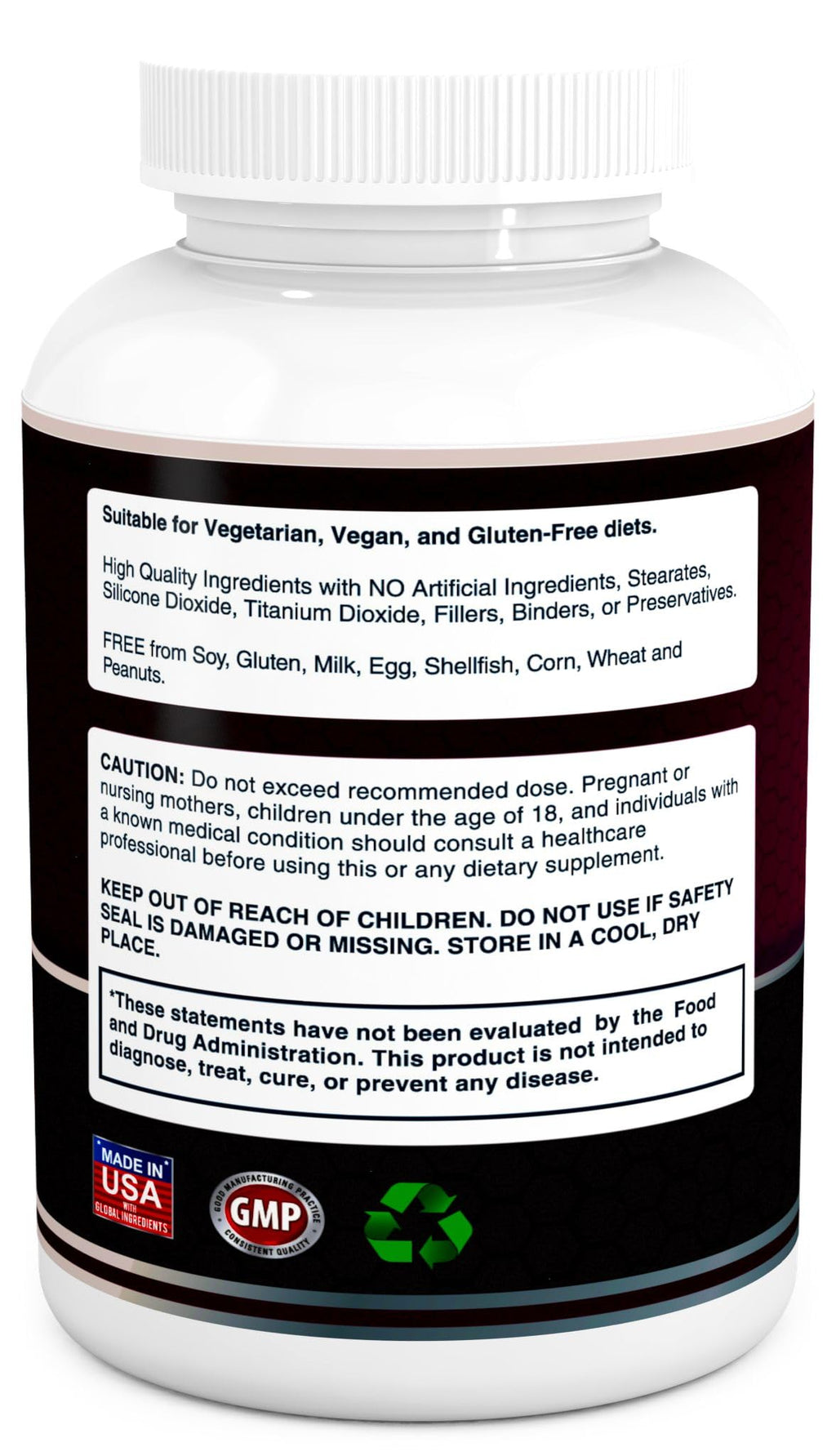 VitaBreeze Turmeric Curcumin Supplement with Black Pepper Extract - 180 Capsules - image 3