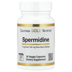 California Gold Nutrition Spermidine Rice Germ Extract - 30 Vegetarian Capsules